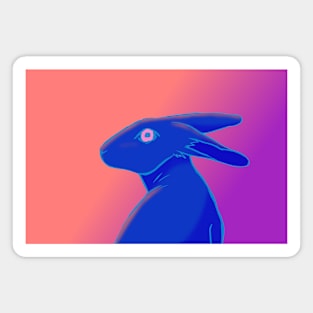 Trippy Hare Magnet